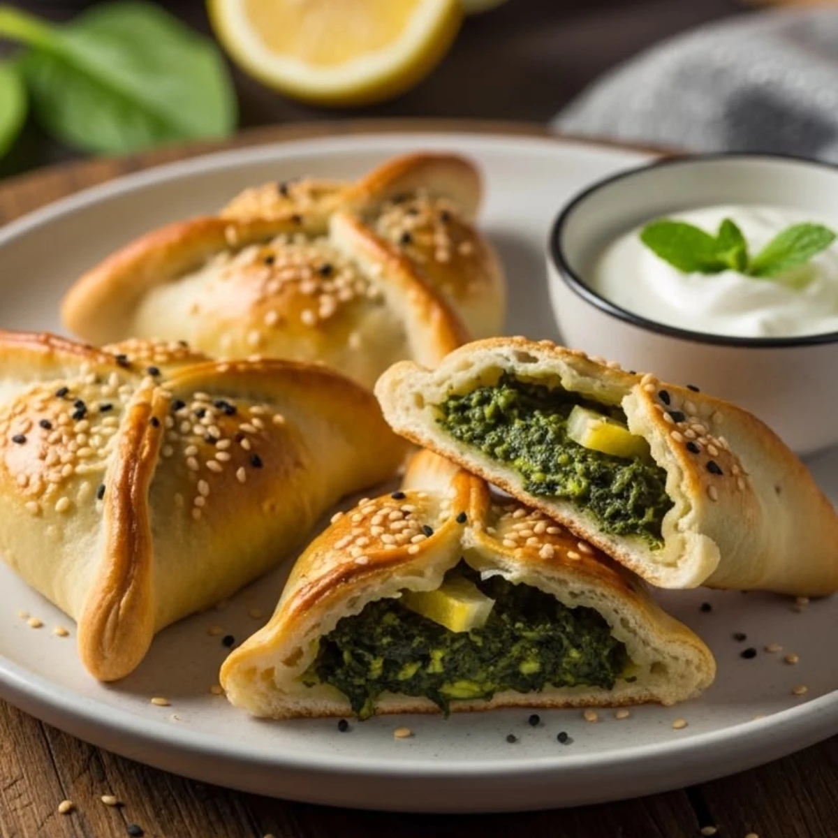 فطيرة السبانخ